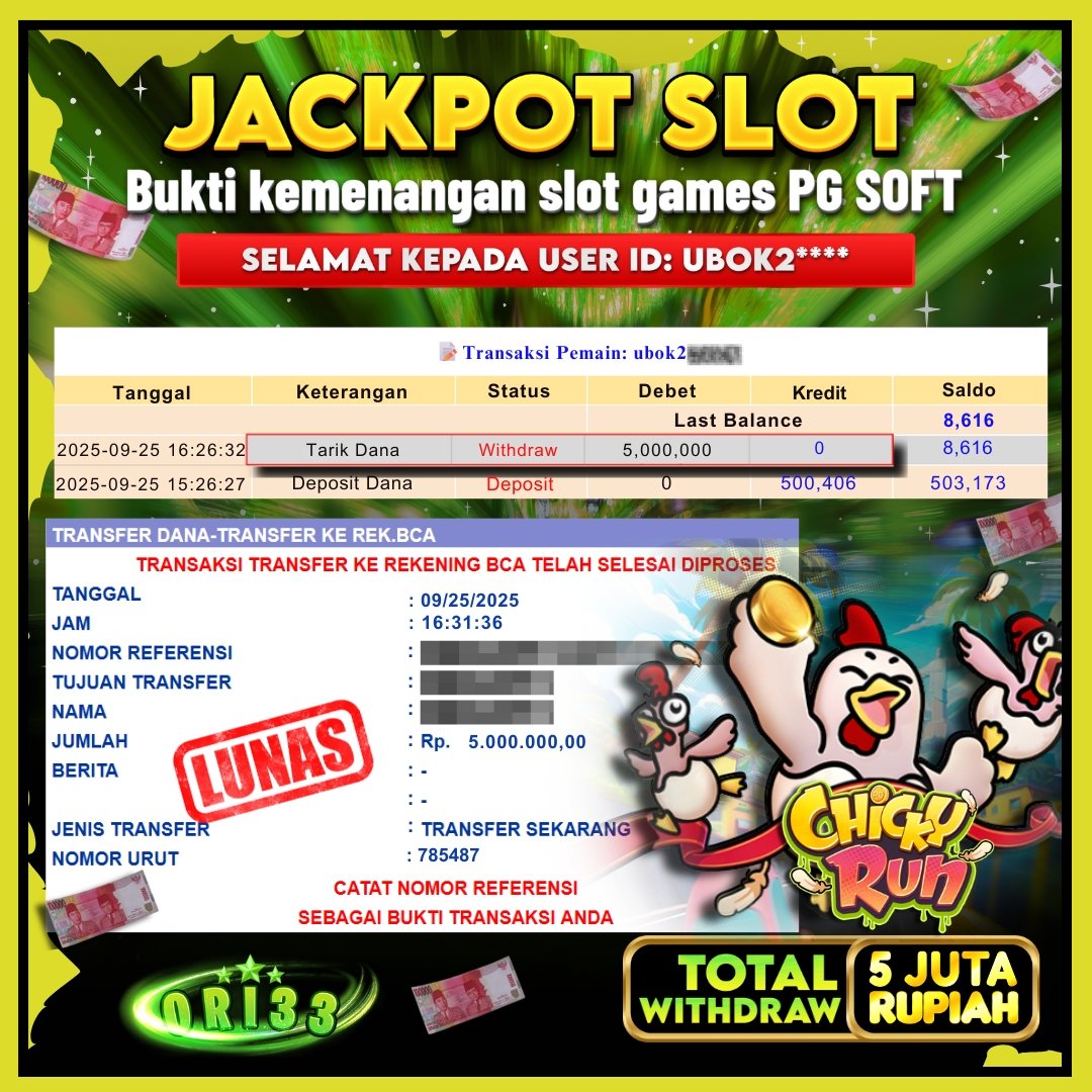 Bukti Jackpot