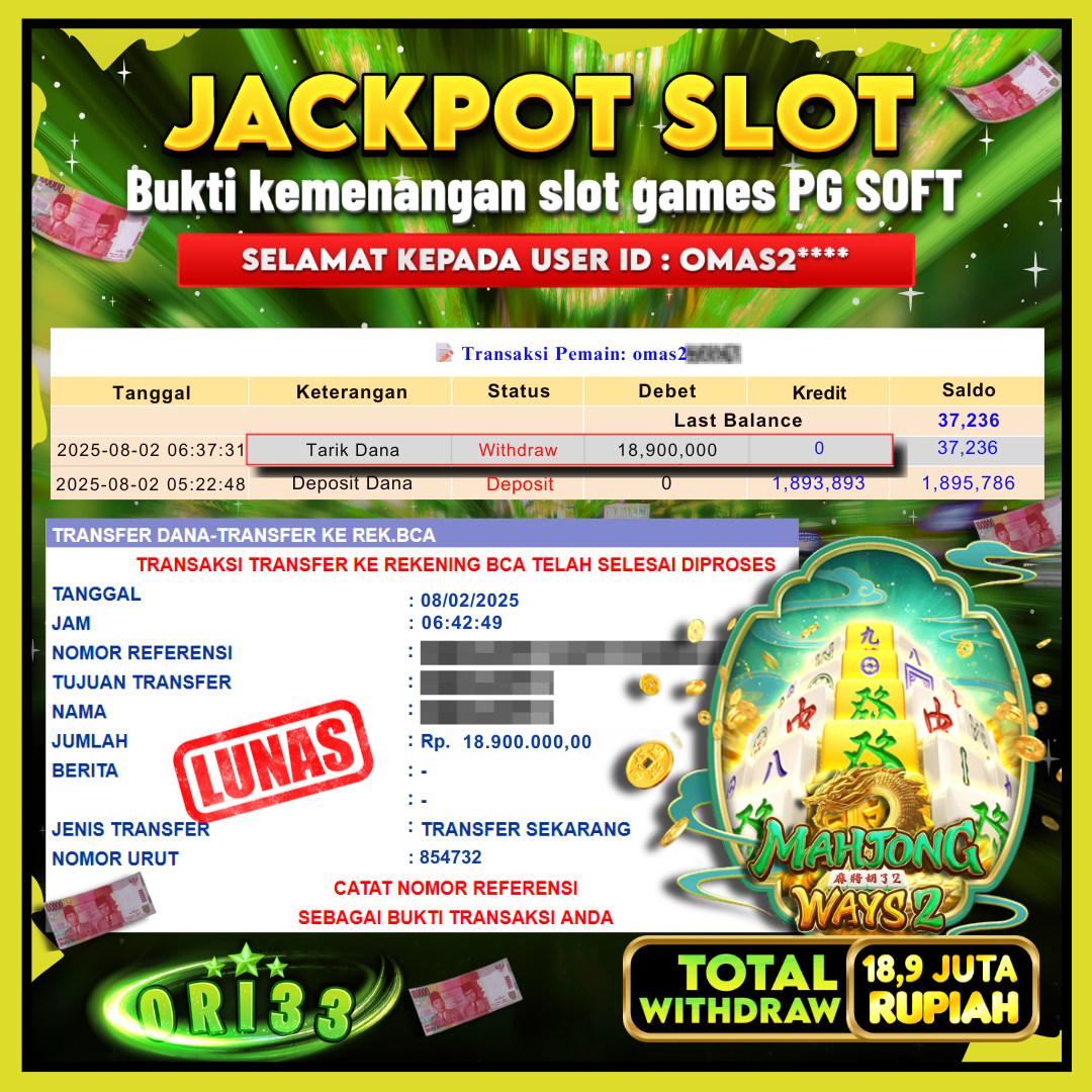 Bukti Jackpot