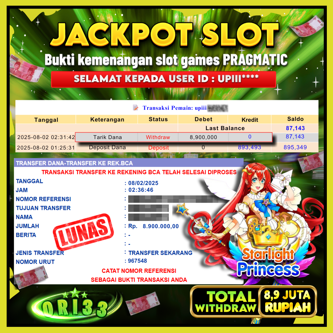 Bukti Jackpot