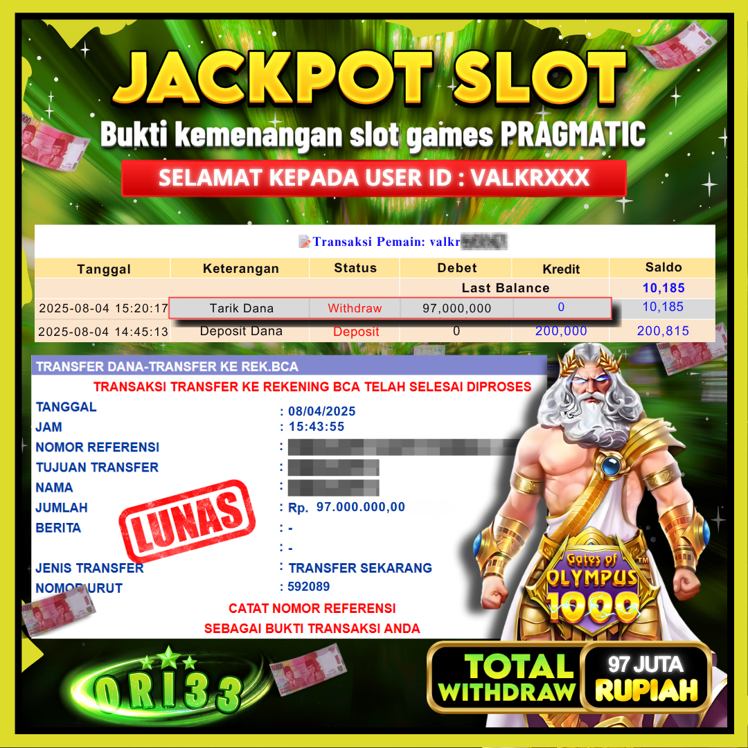 Bukti Jackpot