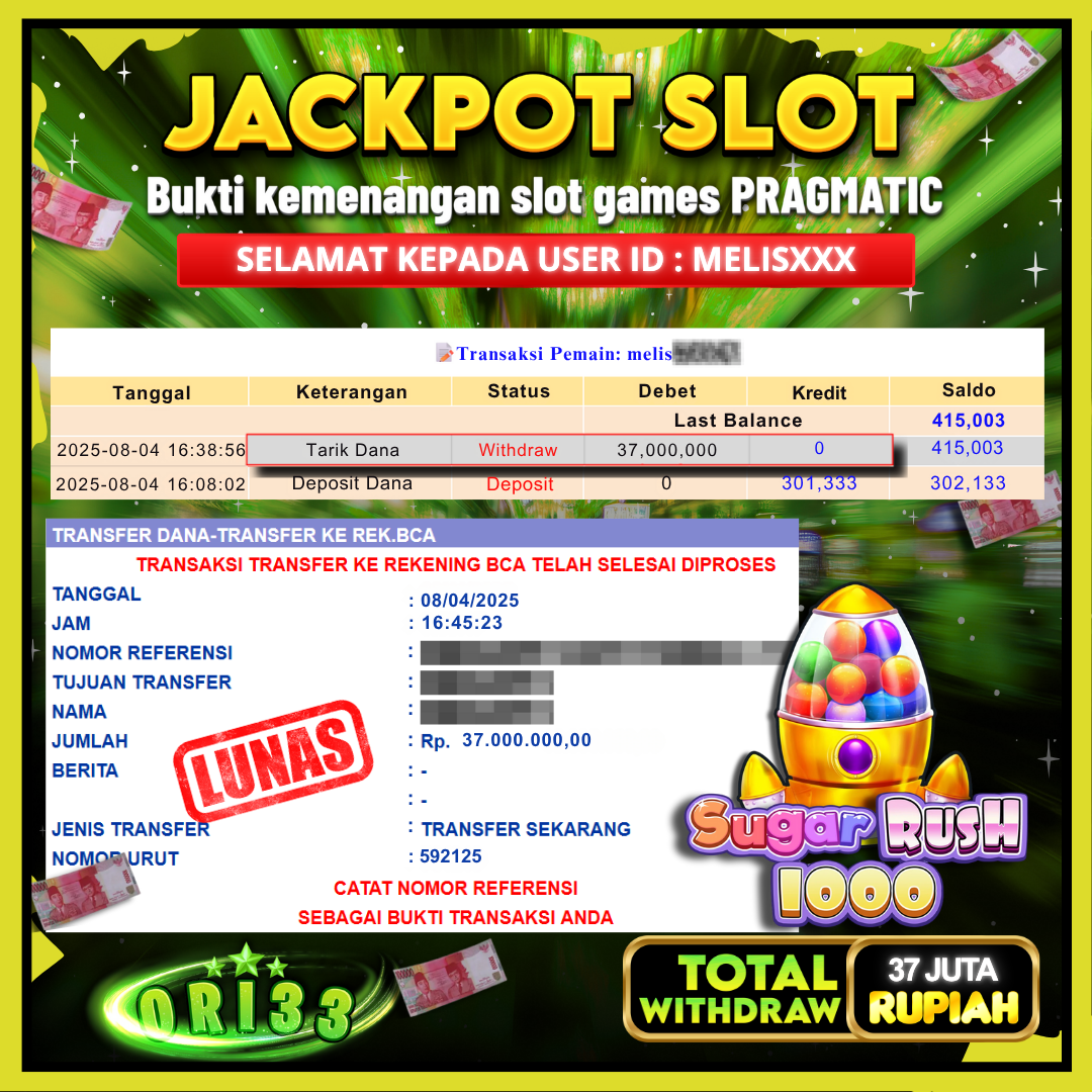 Bukti Jackpot