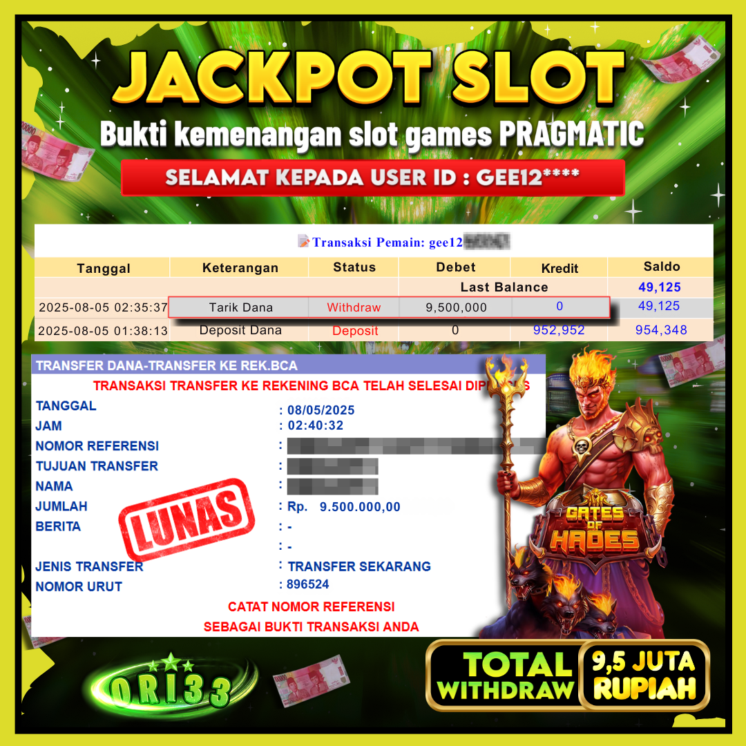 Bukti Jackpot