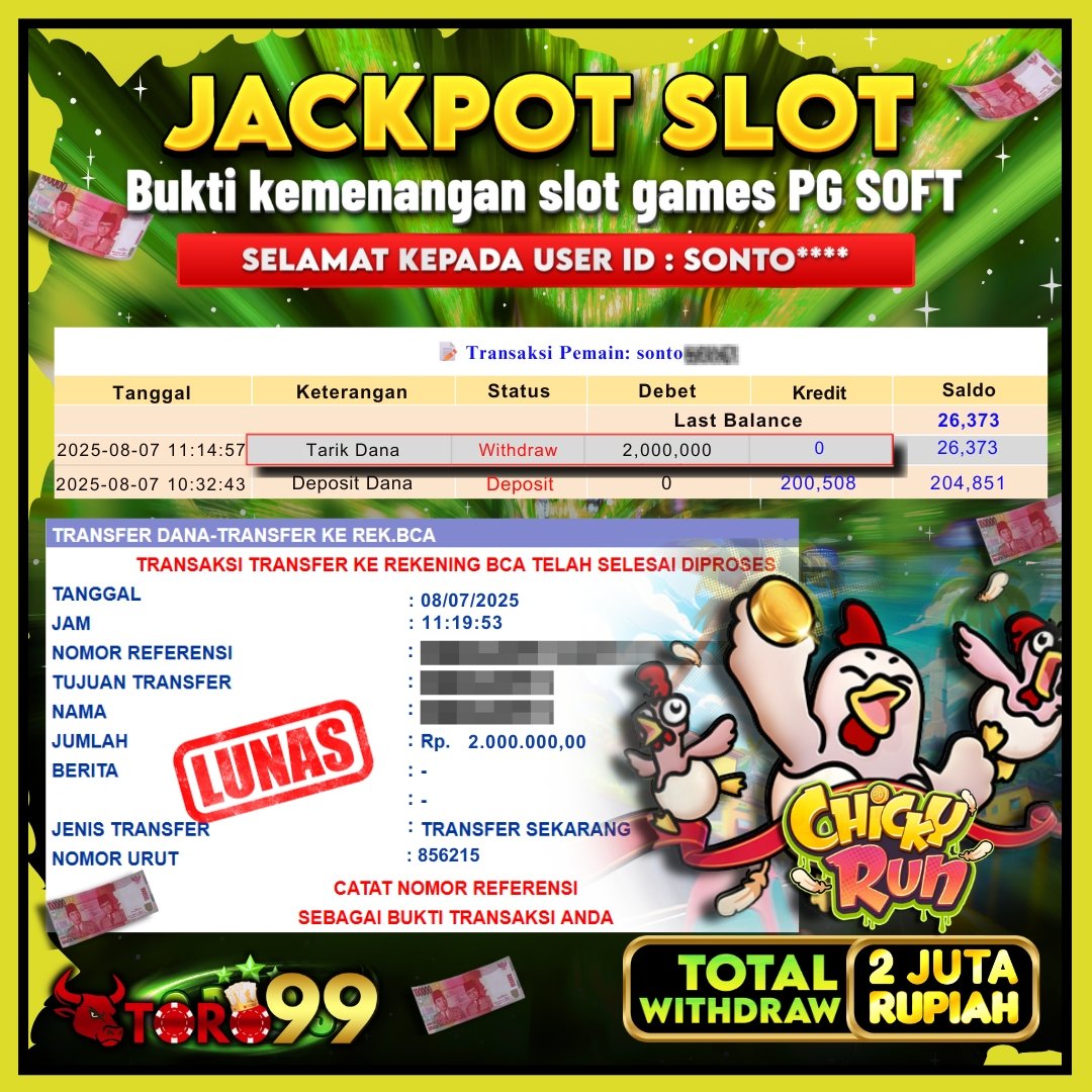 Bukti Jackpot