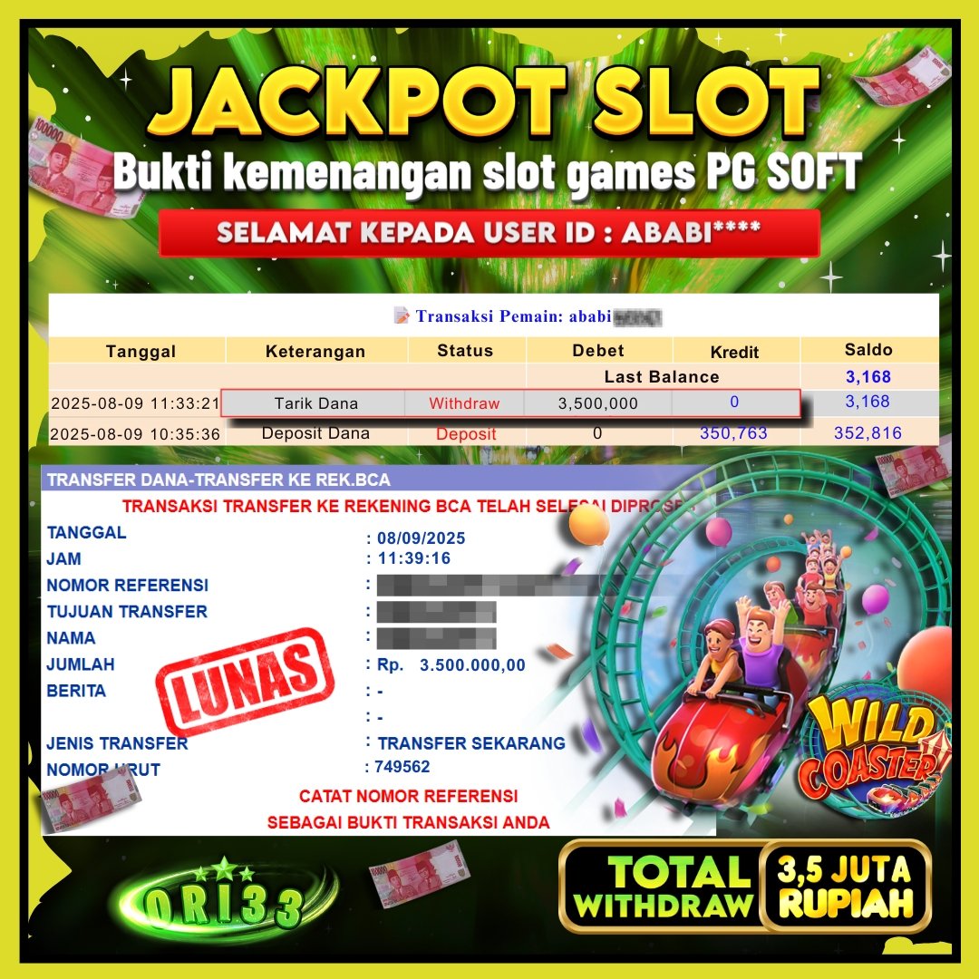 Bukti Jackpot