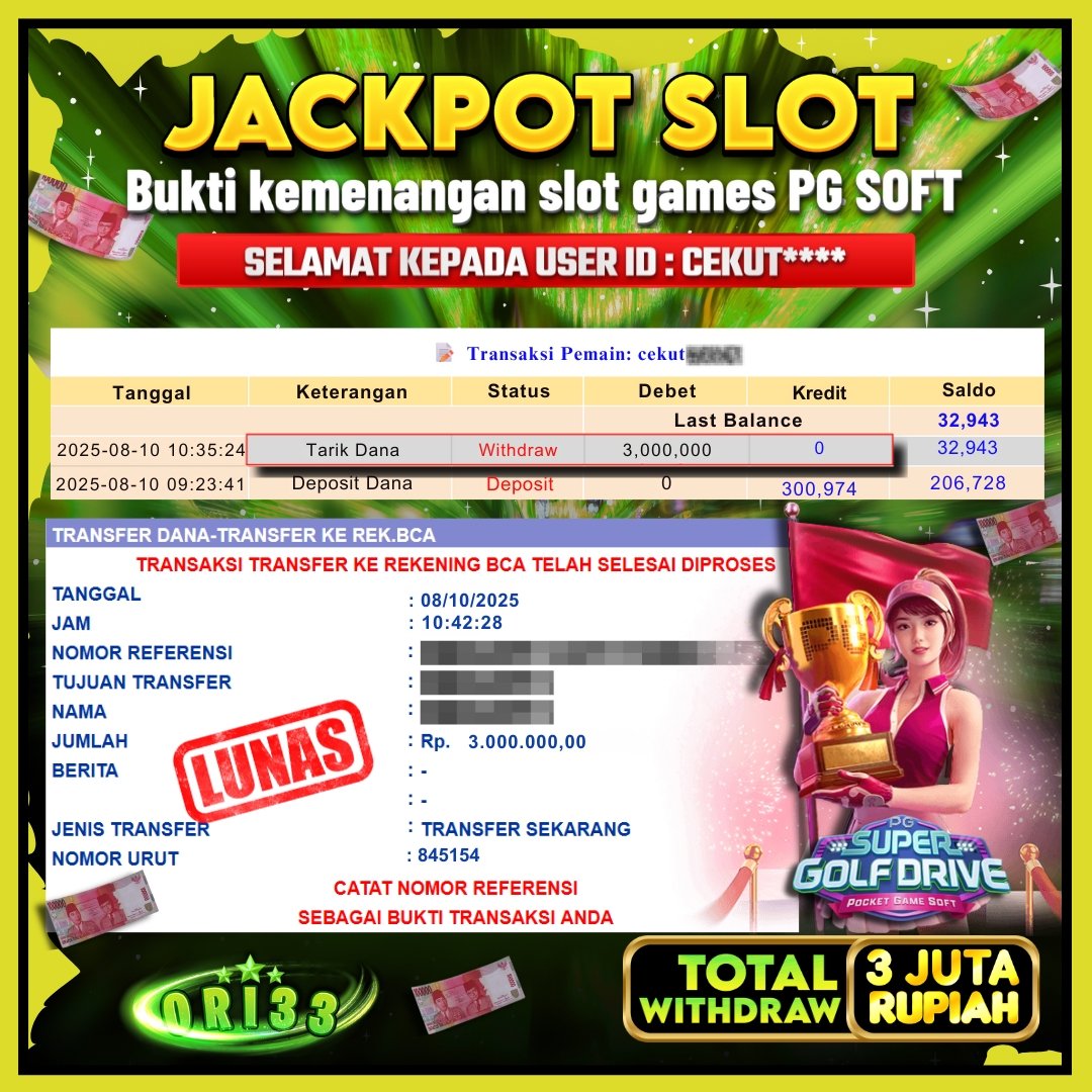 Bukti Jackpot