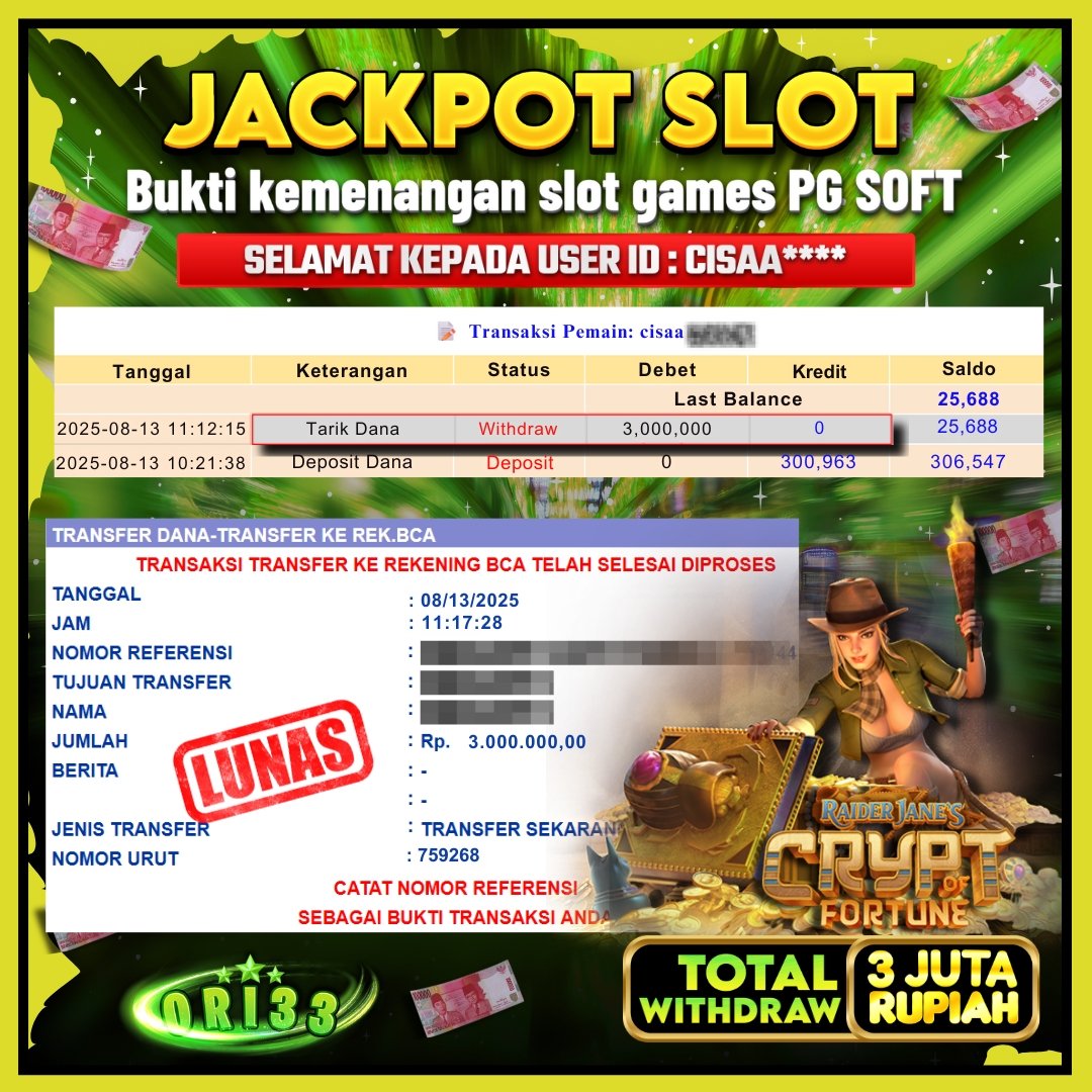 Bukti Jackpot