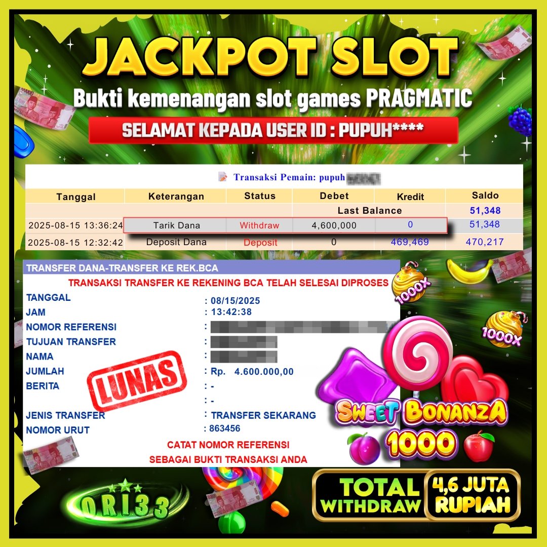 Bukti Jackpot