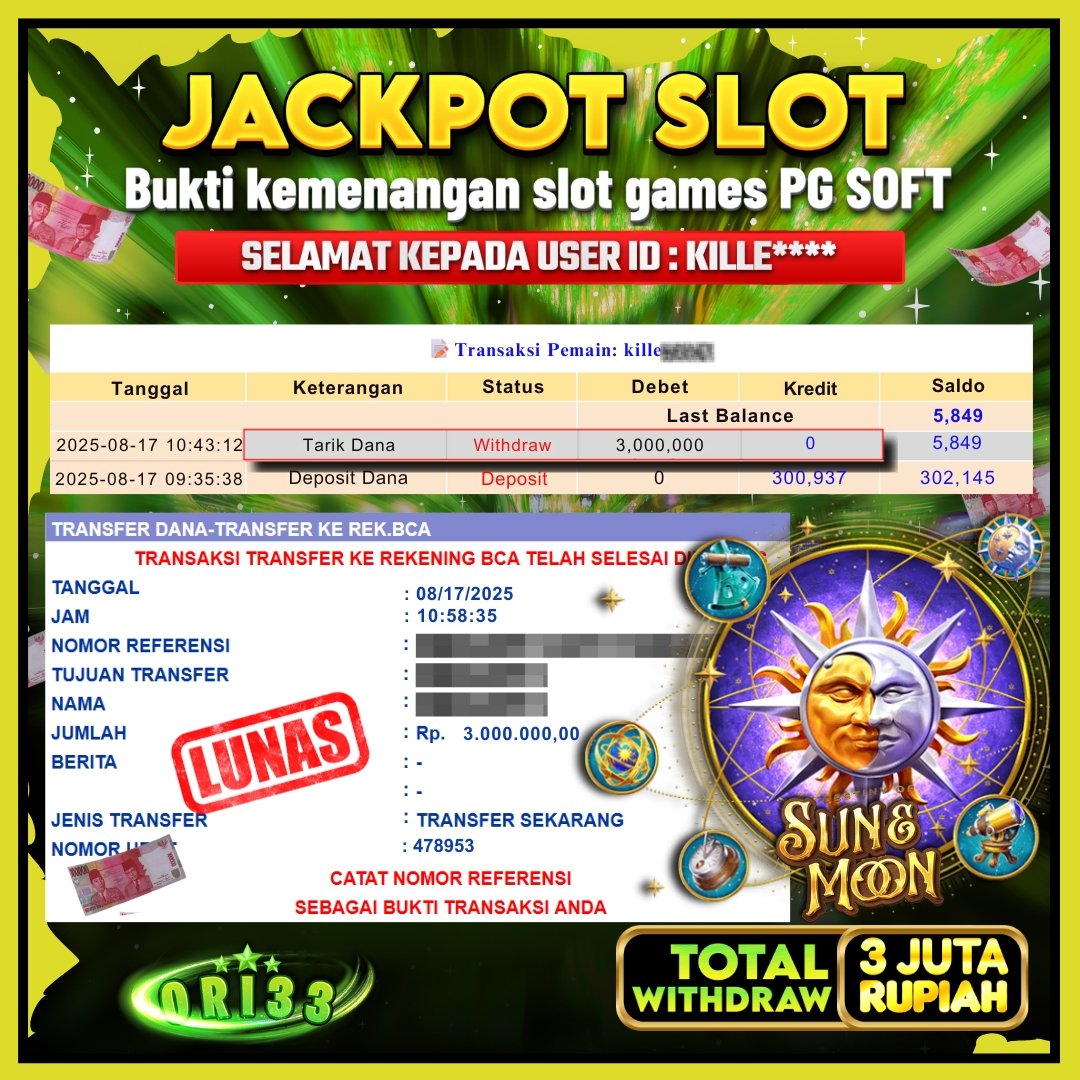 Bukti Jackpot