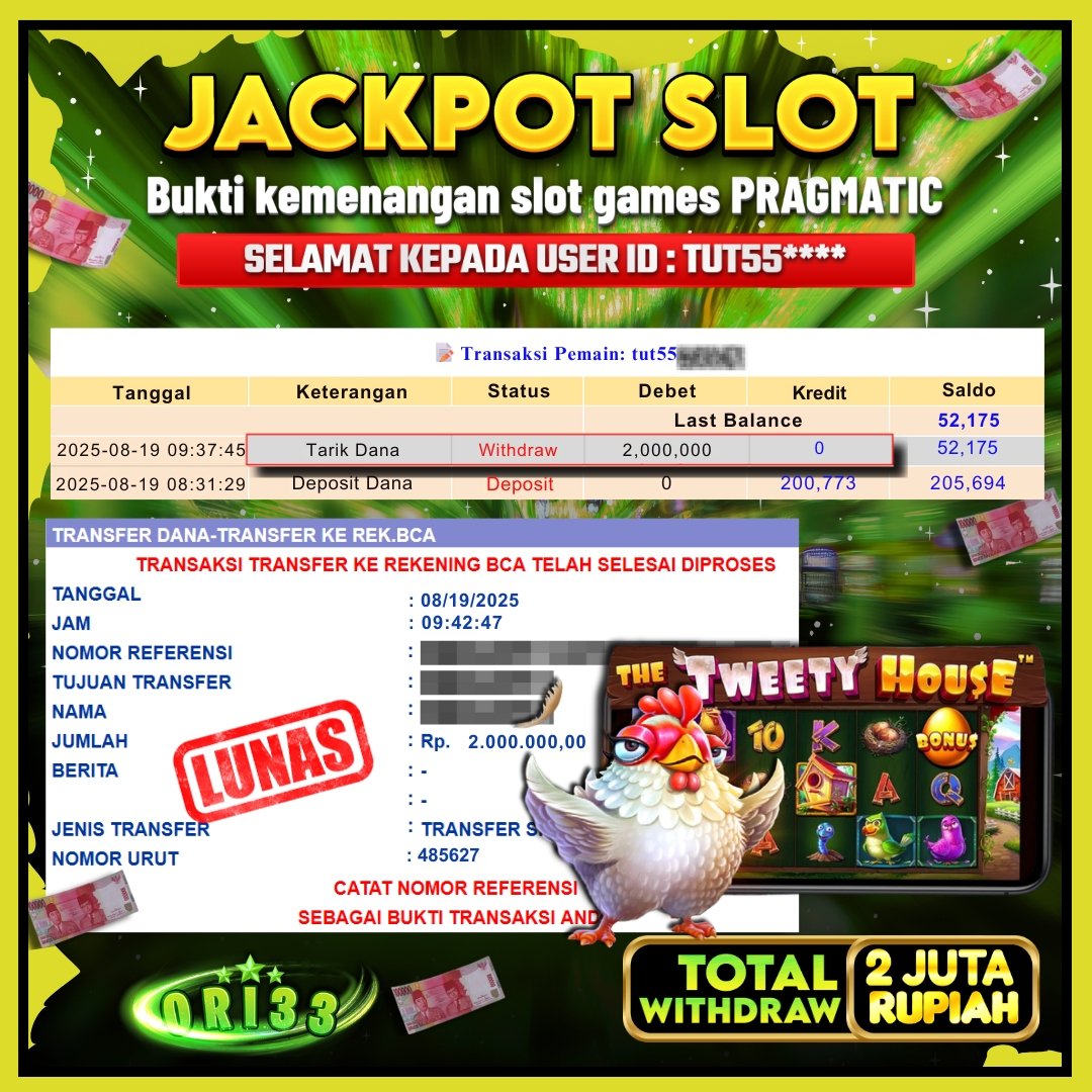 Bukti Jackpot