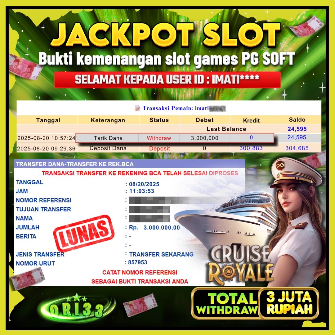 Bukti Jackpot