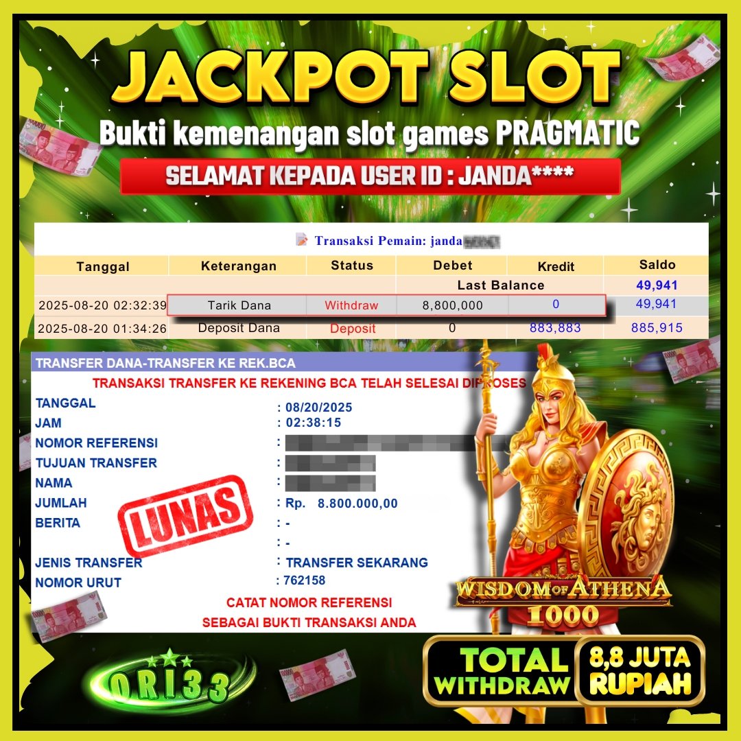 Bukti Jackpot