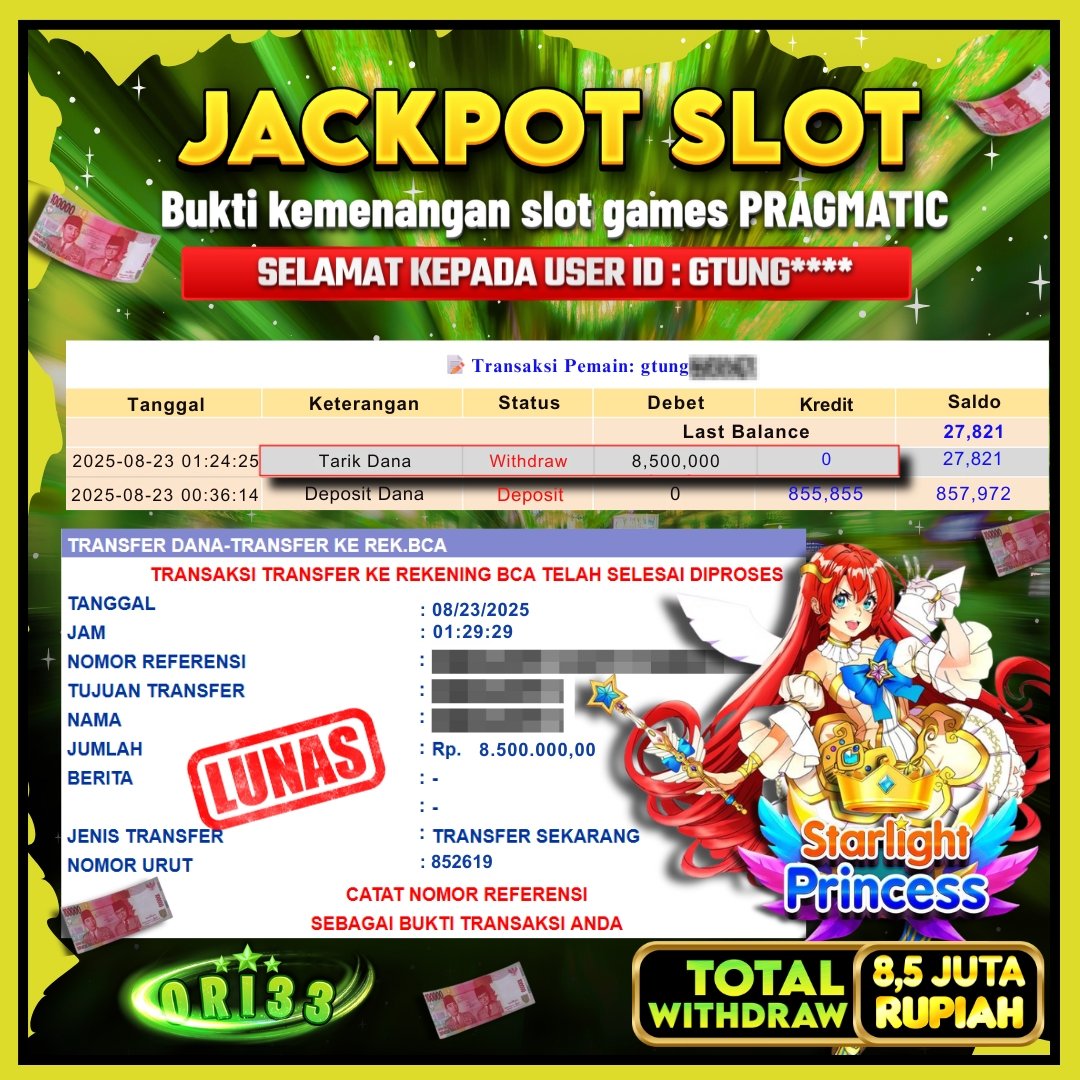 Bukti Jackpot