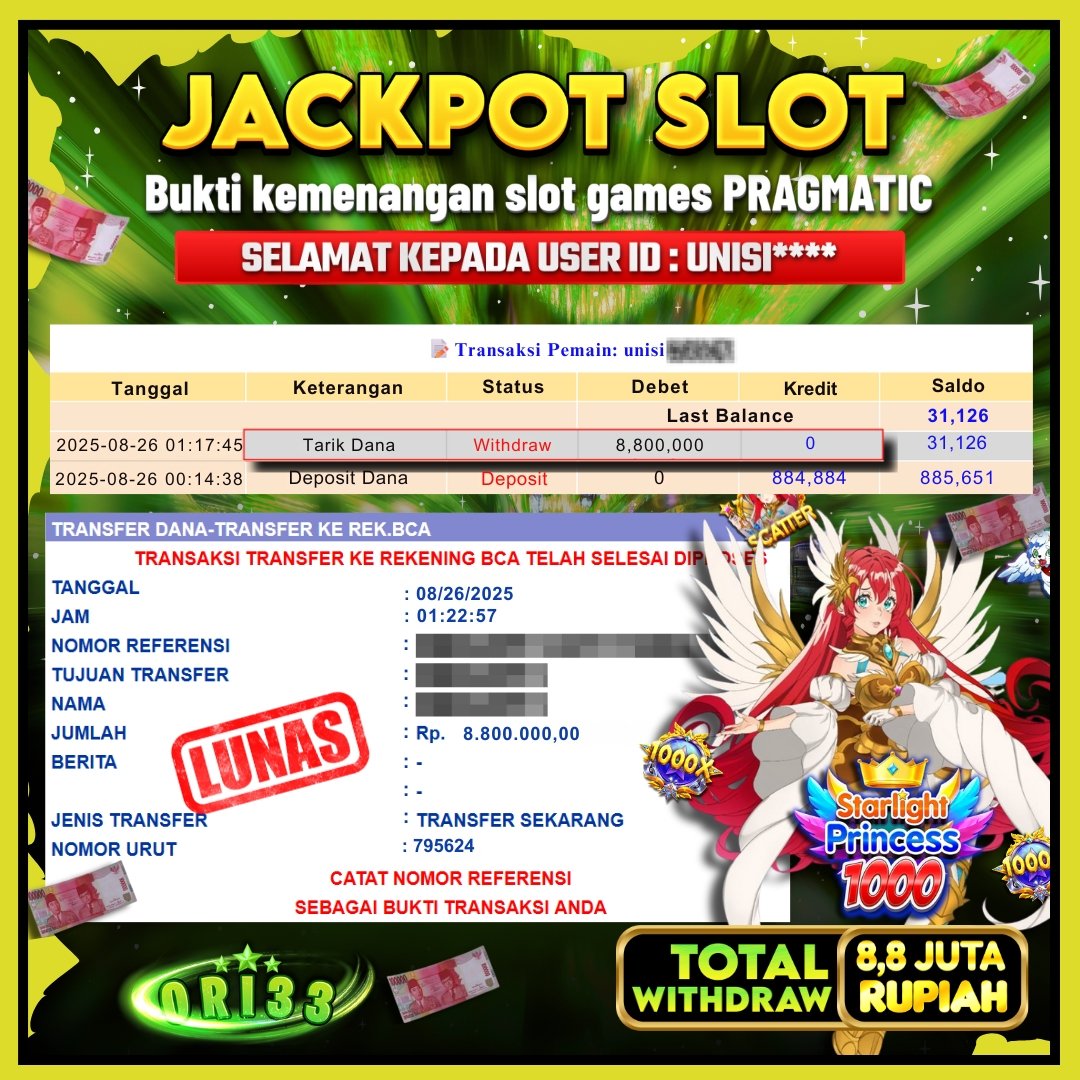 Bukti Jackpot