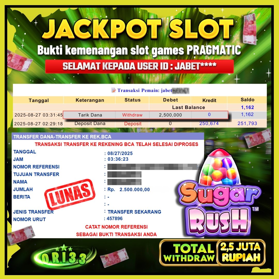 Bukti Jackpot
