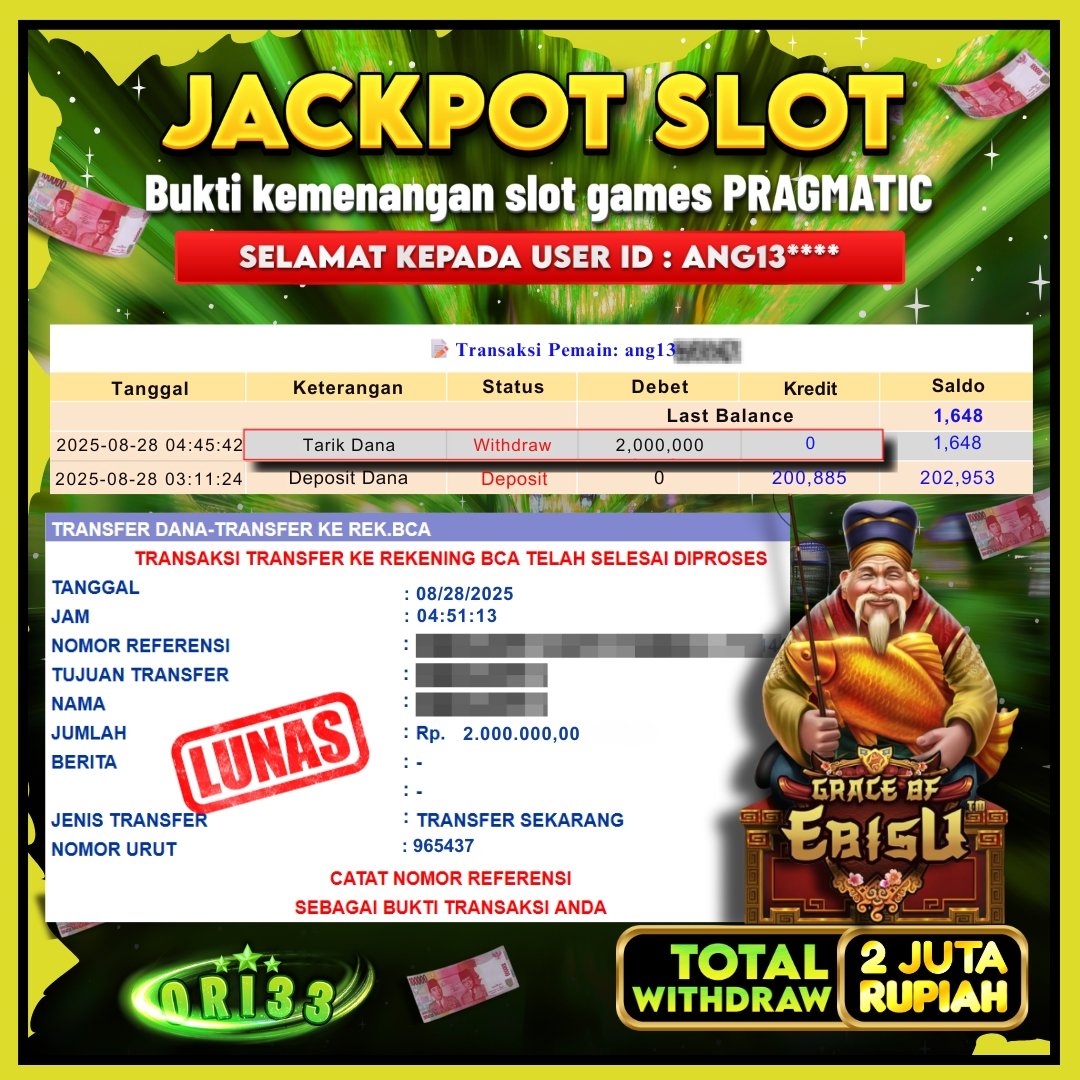 Bukti Jackpot