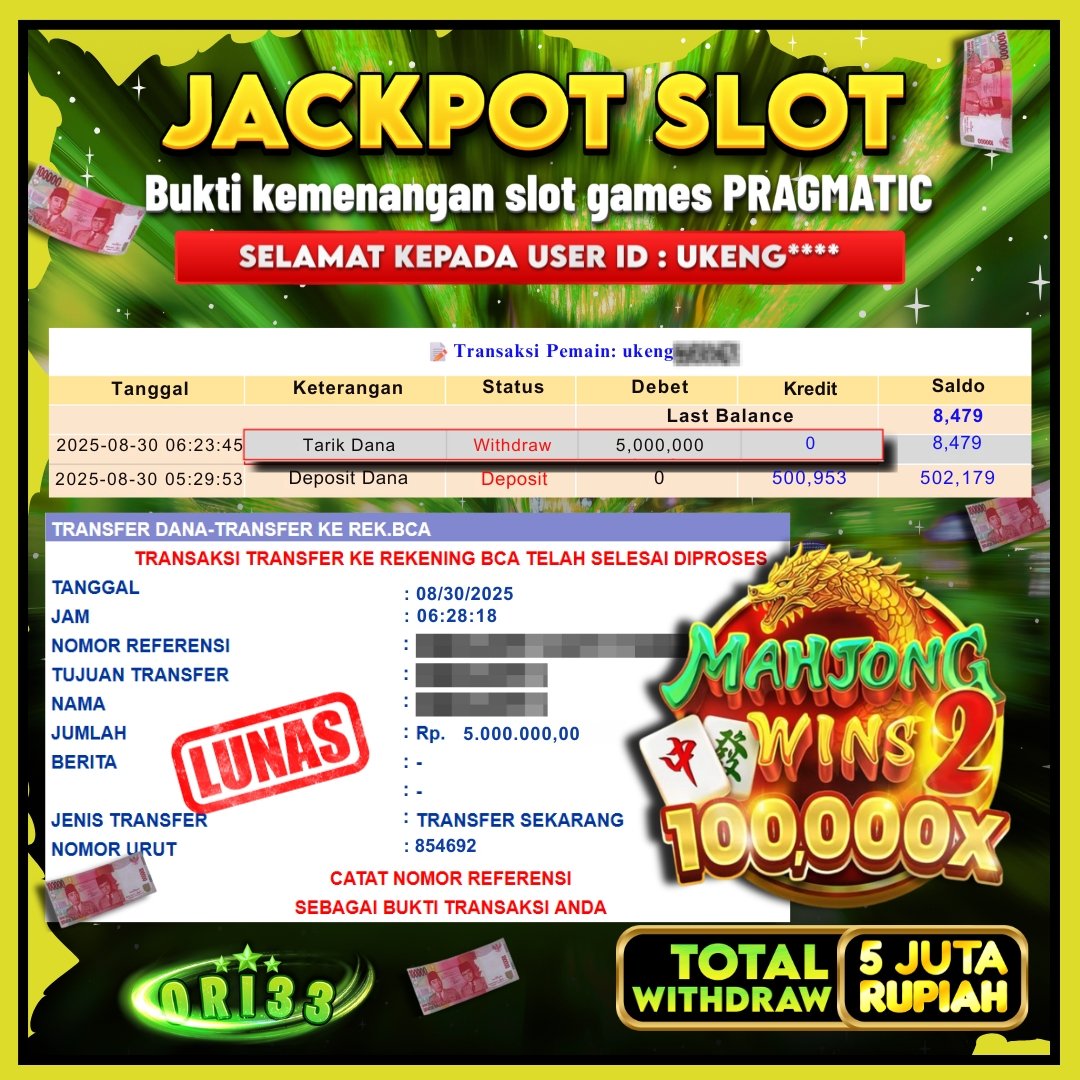 Bukti Jackpot