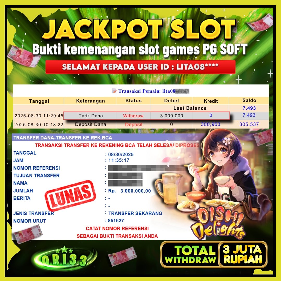 Bukti Jackpot