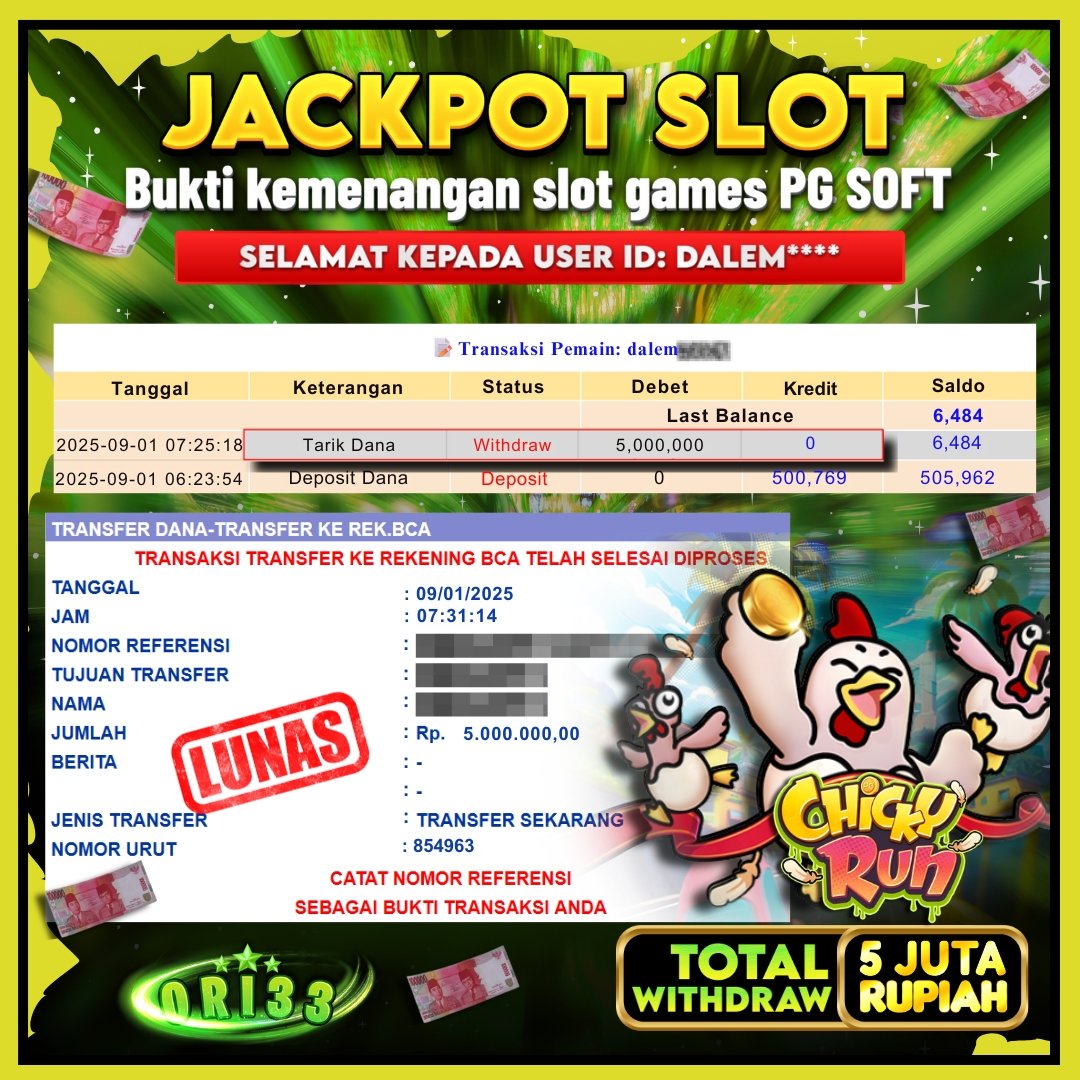 Bukti Jackpot