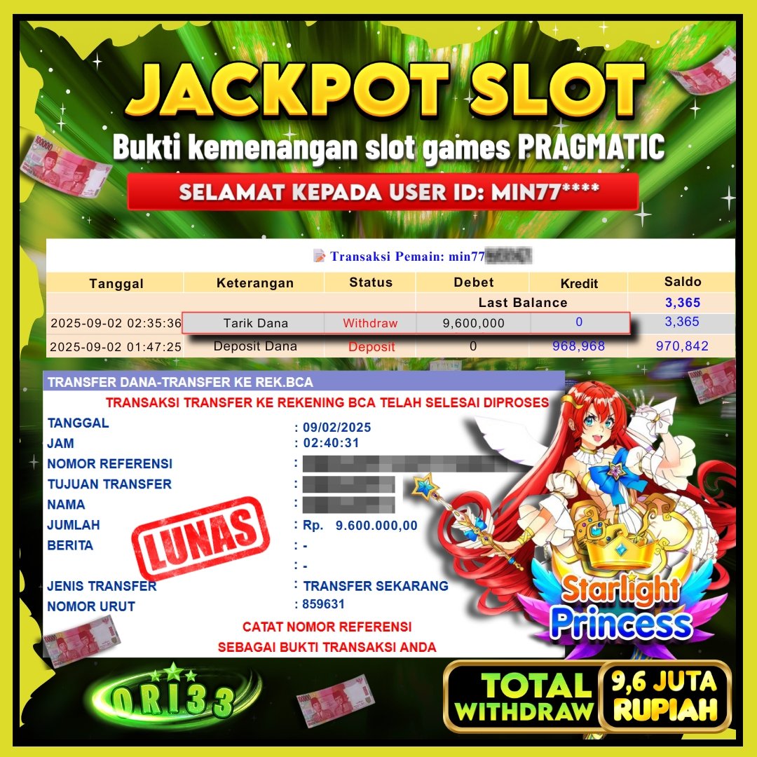 Bukti Jackpot