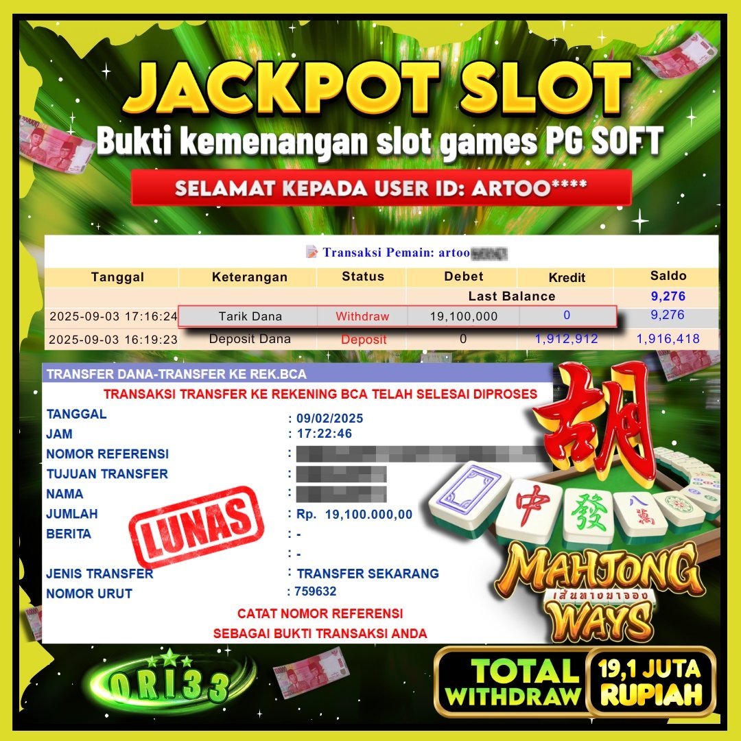 Bukti Jackpot