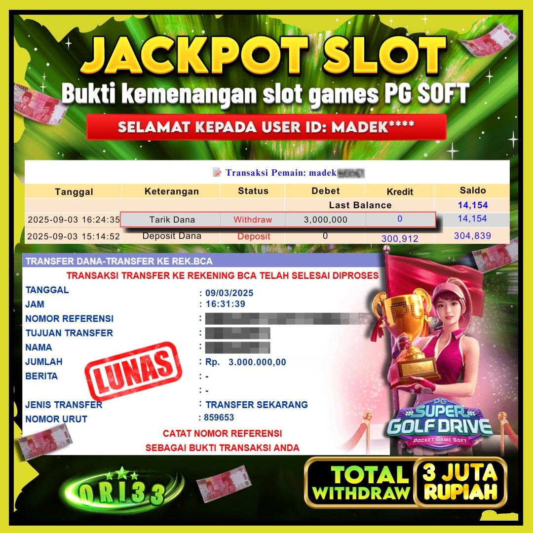 Bukti Jackpot