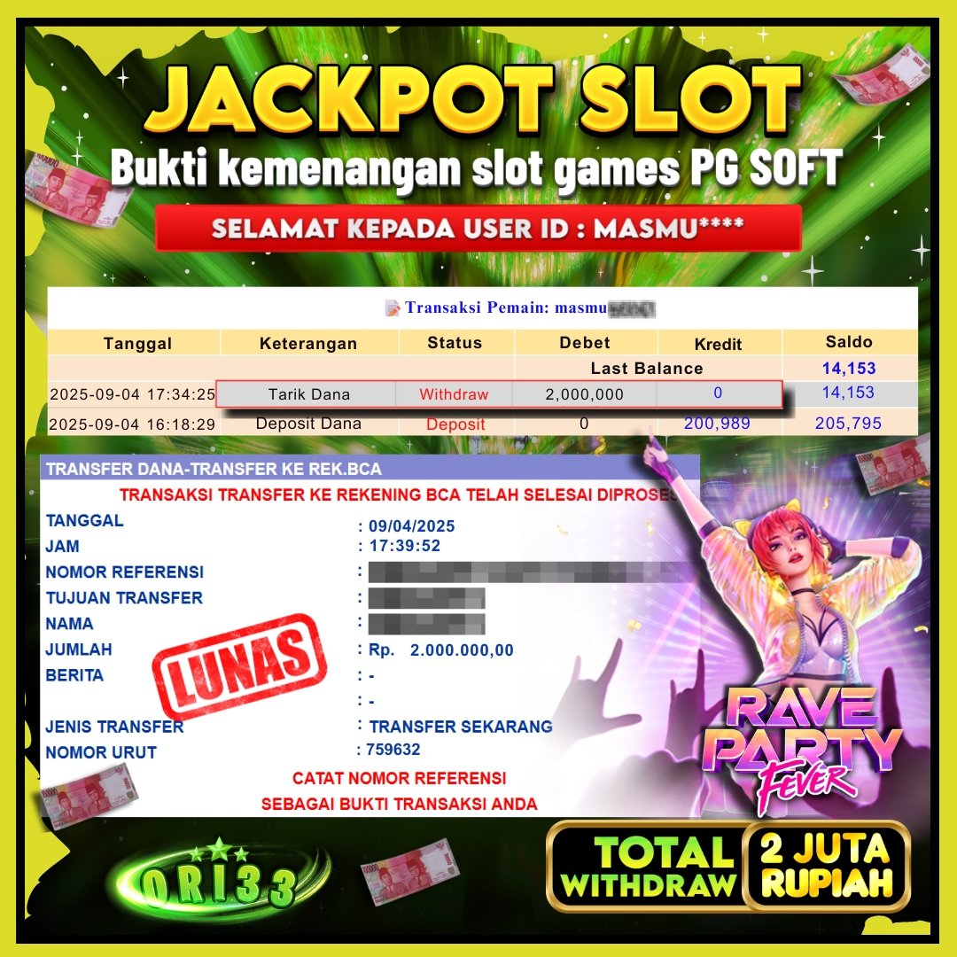 Bukti Jackpot