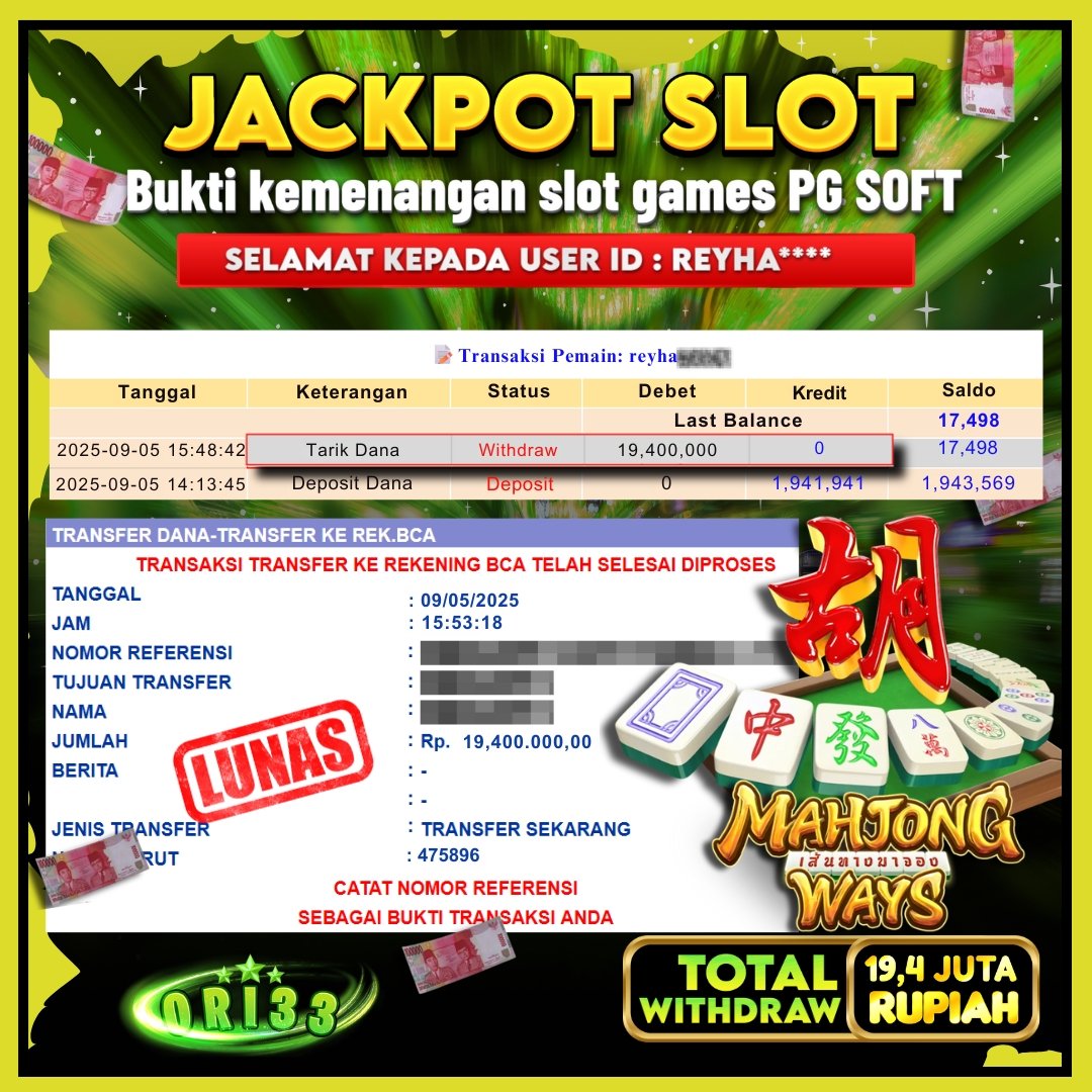 Bukti Jackpot