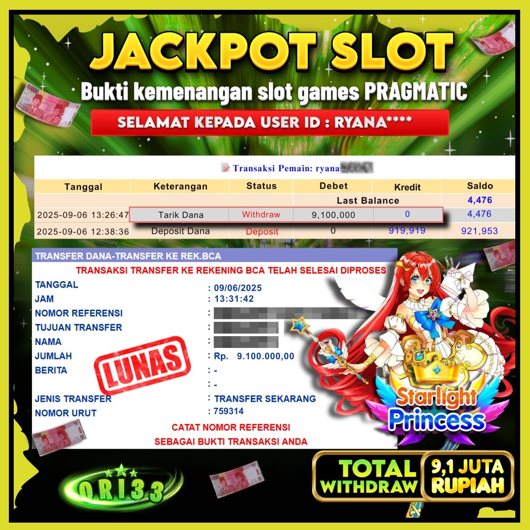 Bukti Jackpot