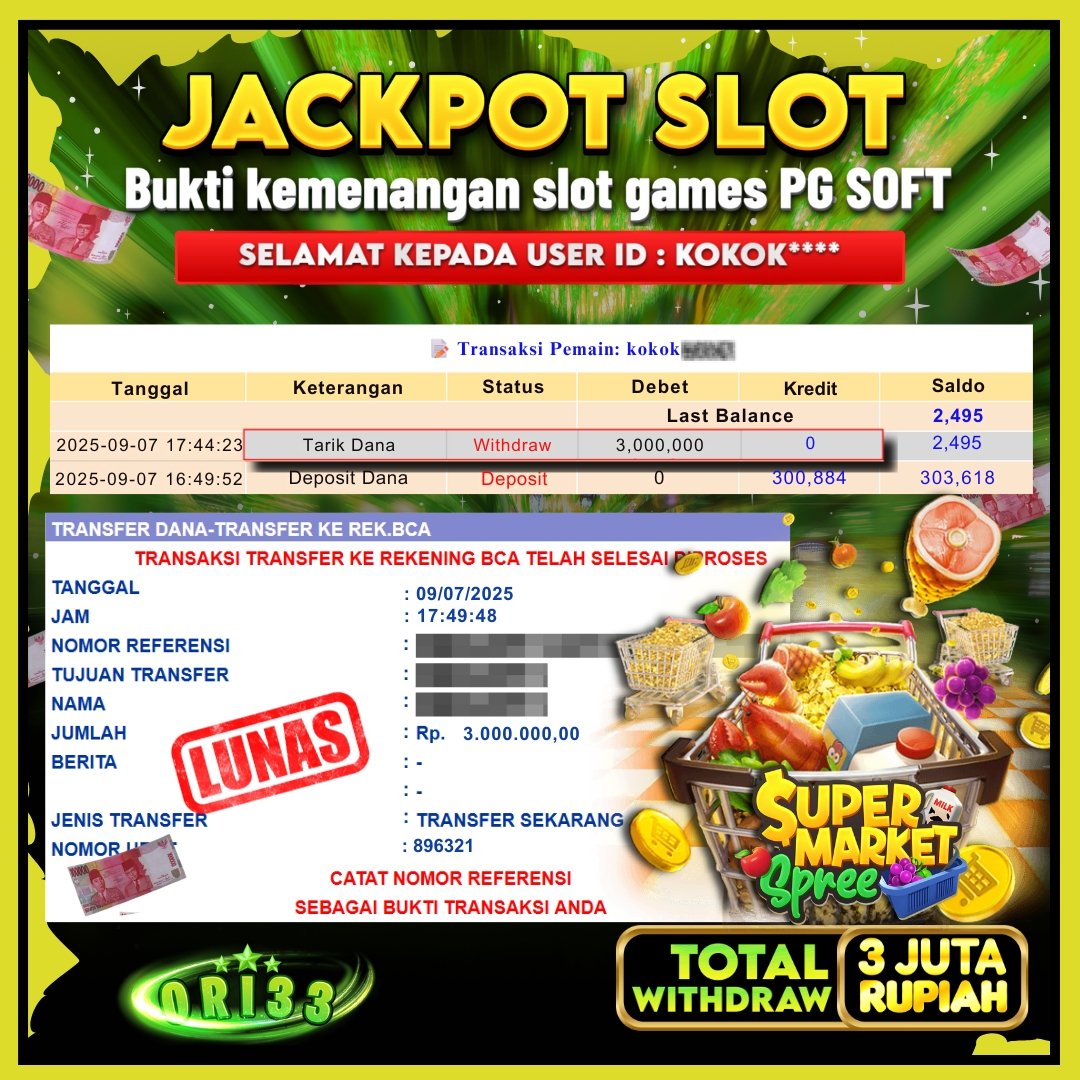 Bukti Jackpot