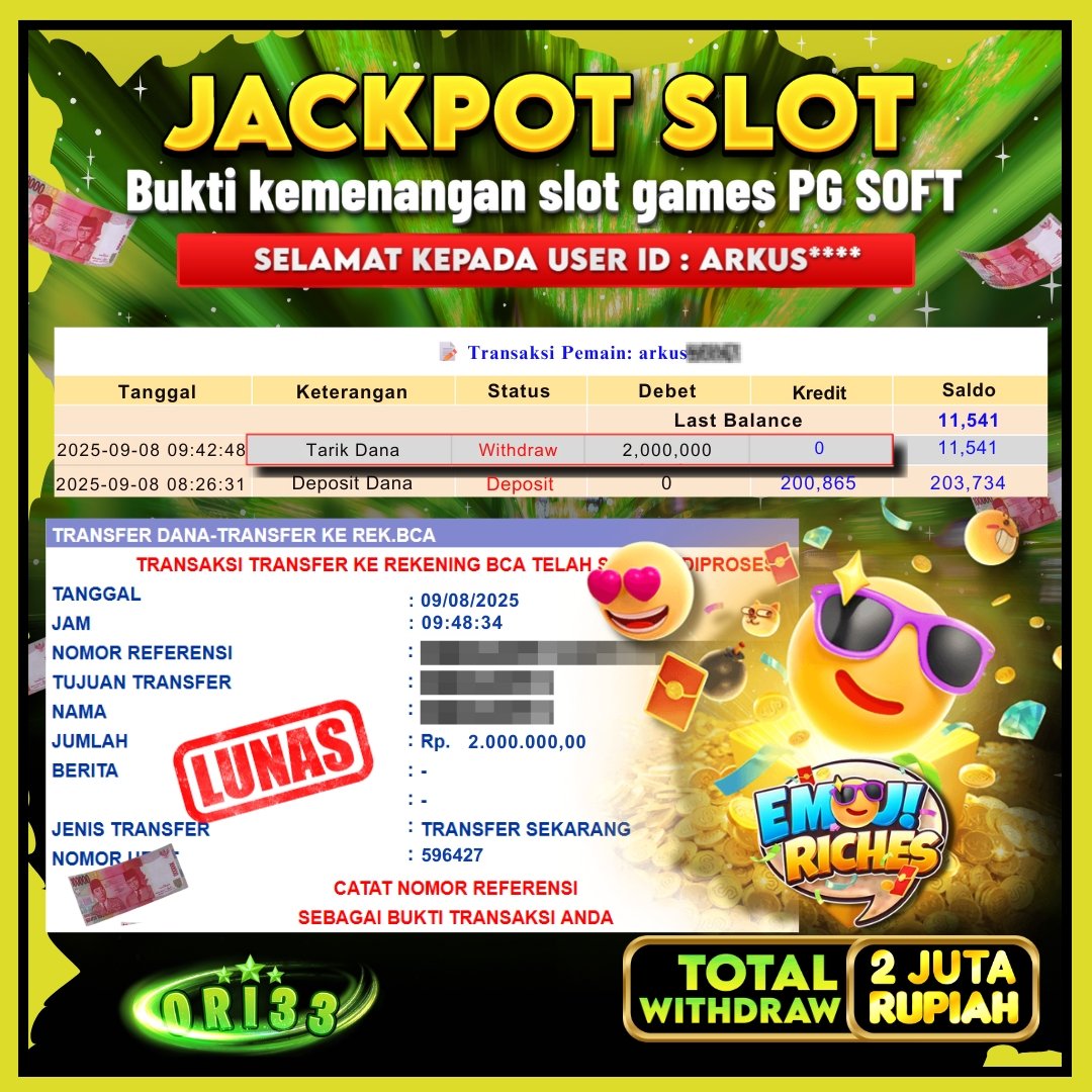Bukti Jackpot