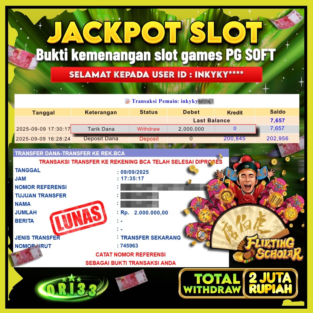 Bukti Jackpot