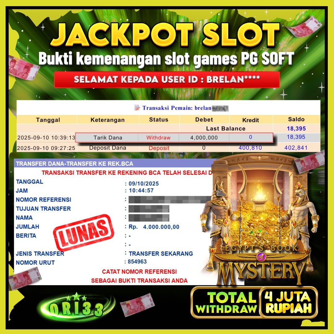 Bukti Jackpot