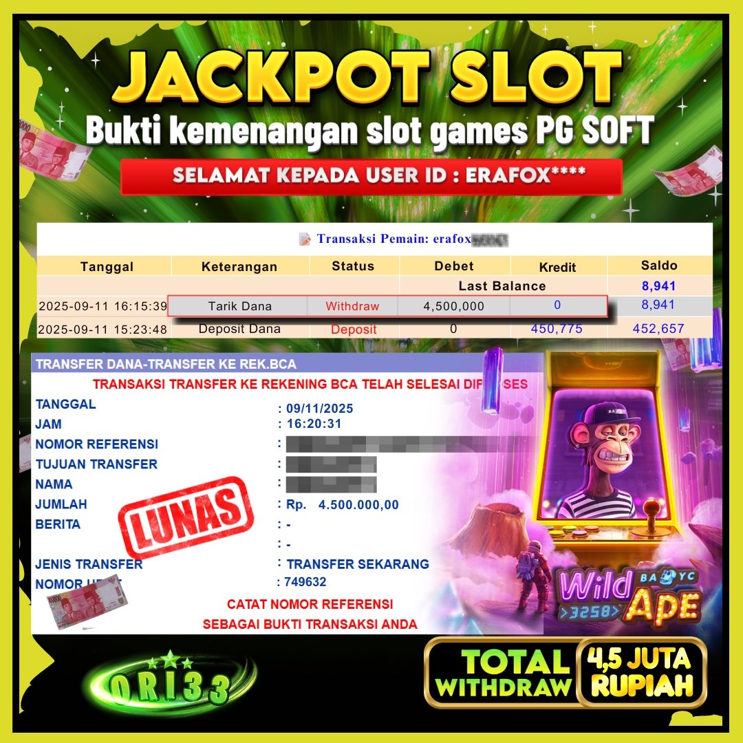 Bukti Jackpot