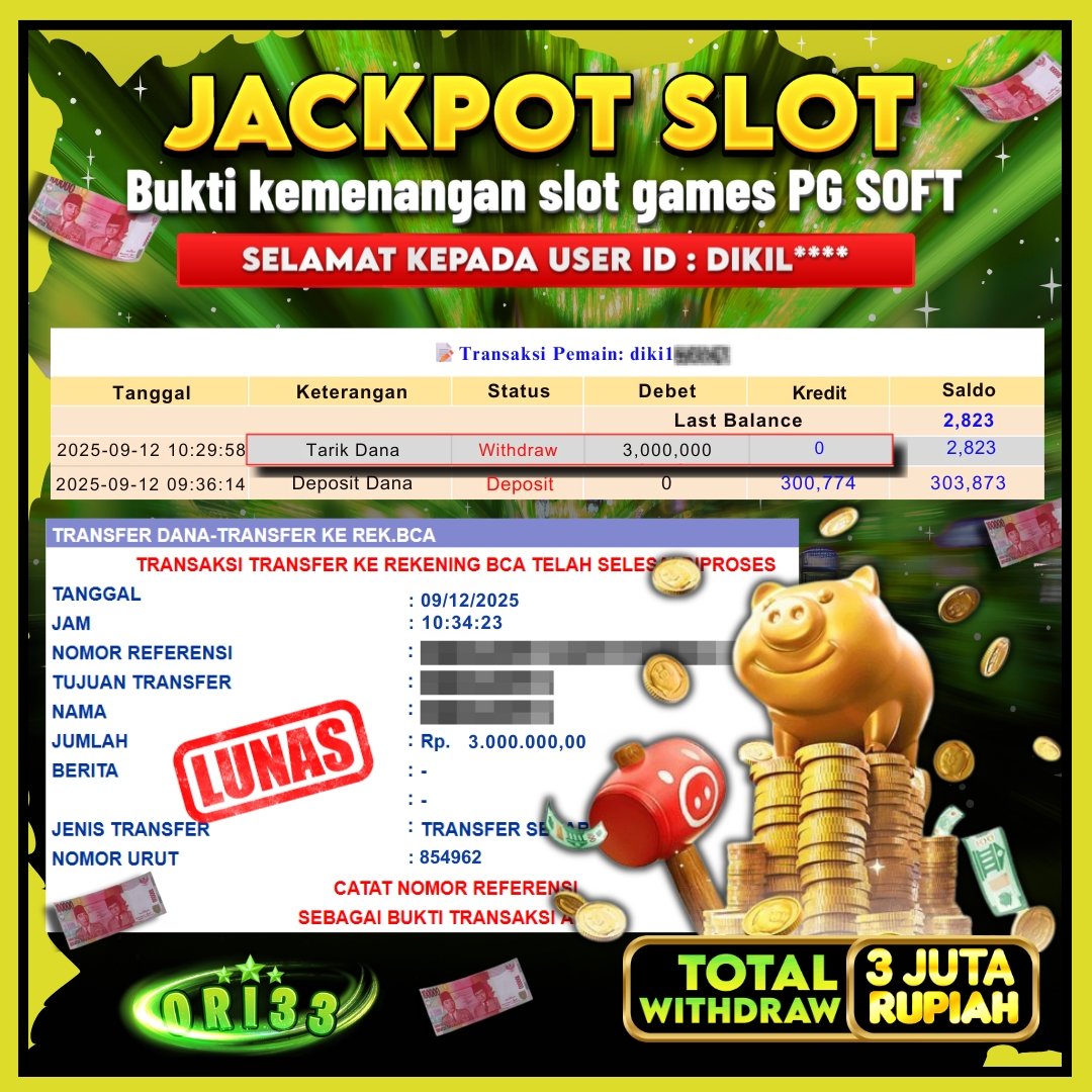 Bukti Jackpot