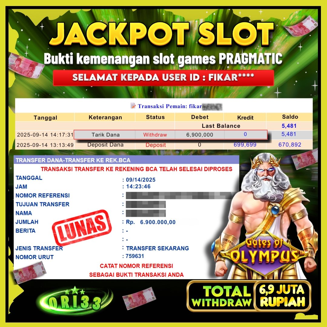 Bukti Jackpot
