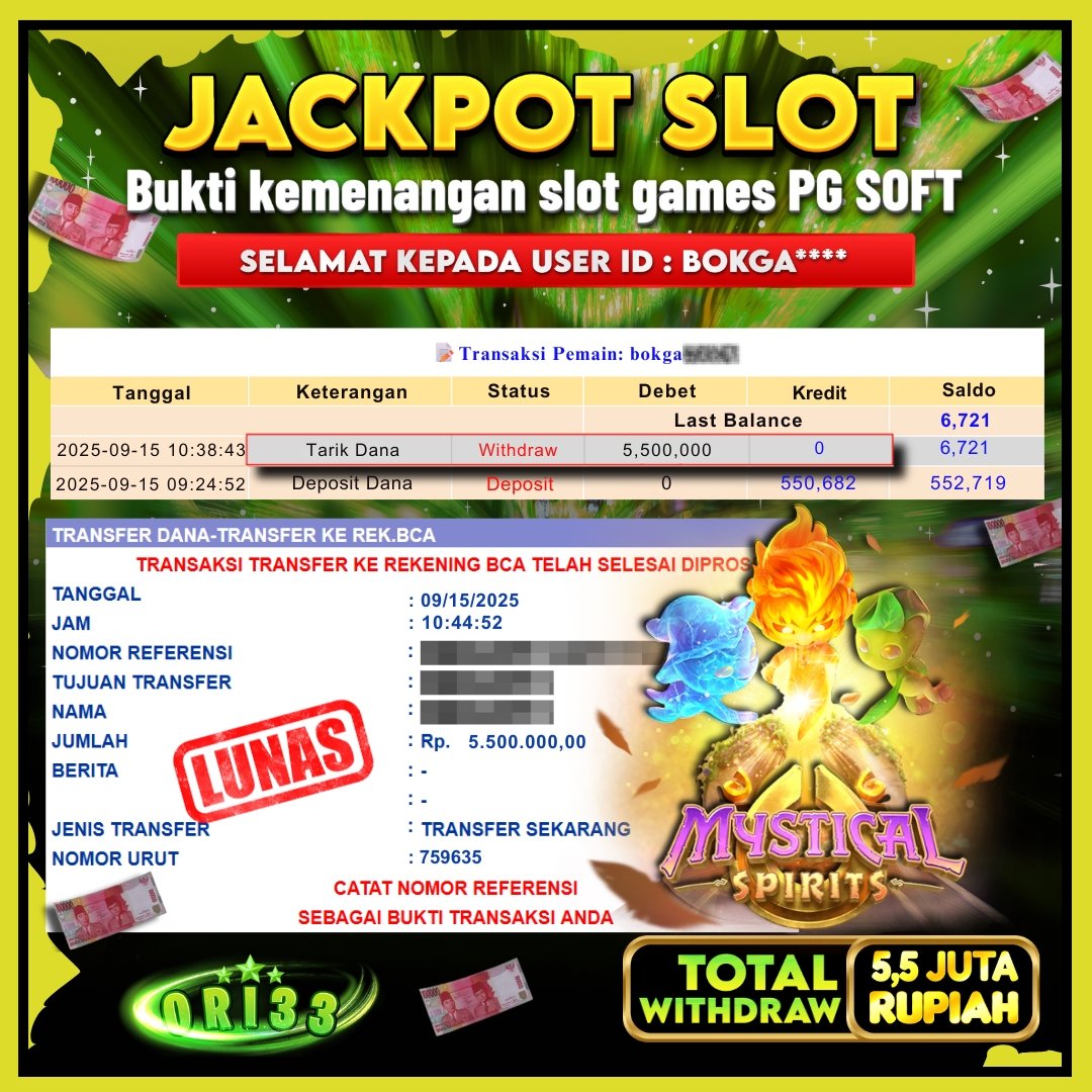 Bukti Jackpot