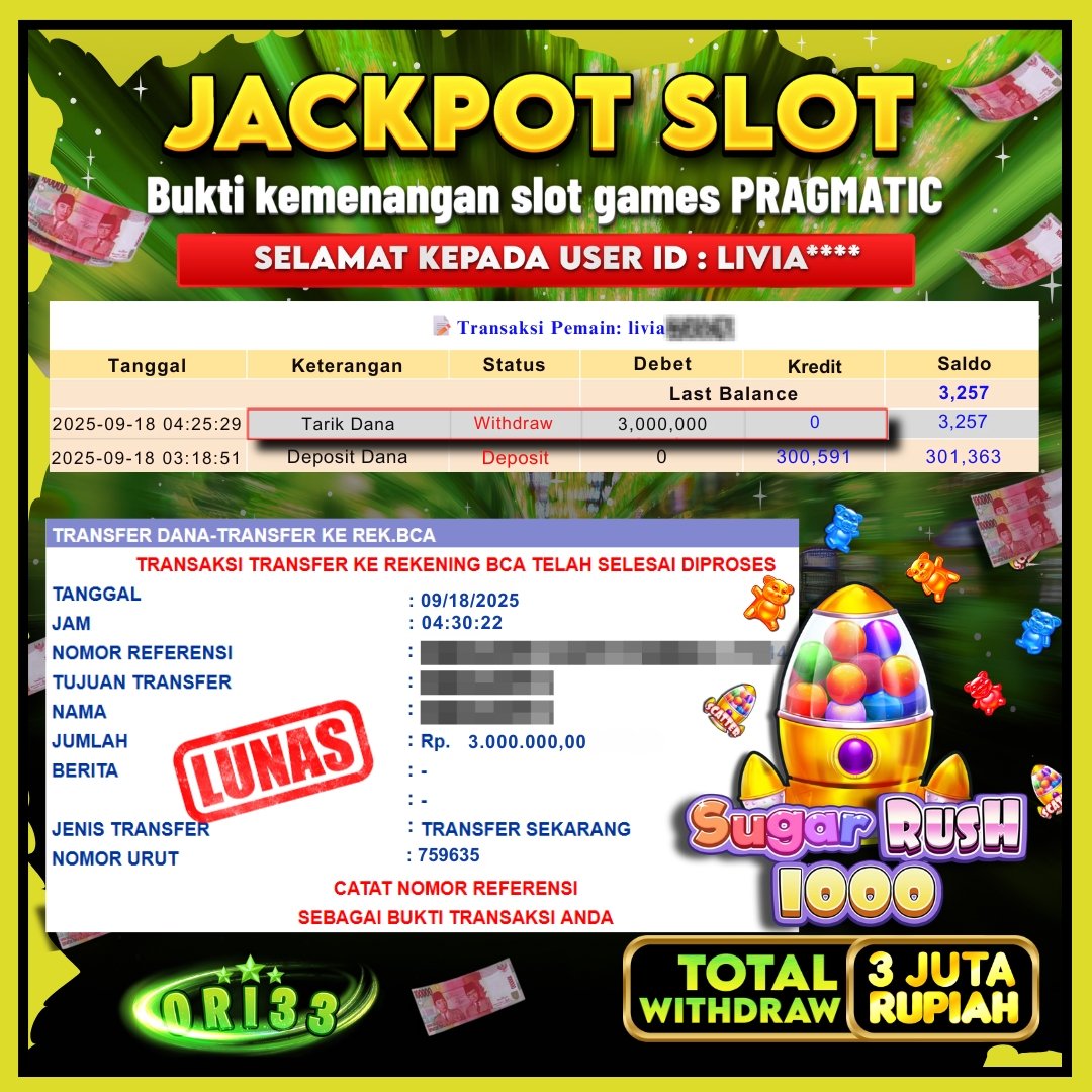 Bukti Jackpot