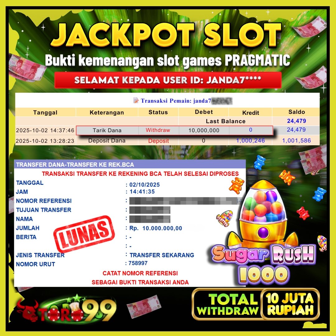 Bukti Jackpot