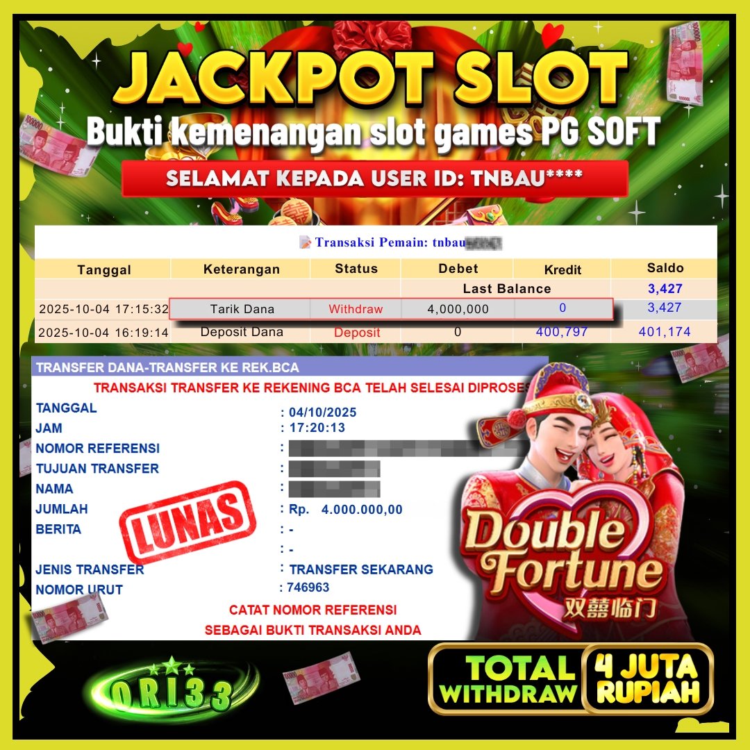 Bukti Jackpot