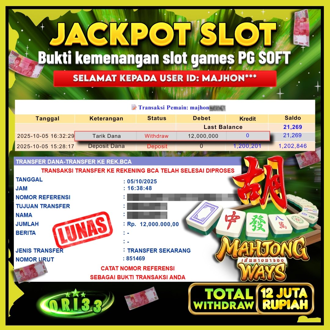 Bukti Jackpot