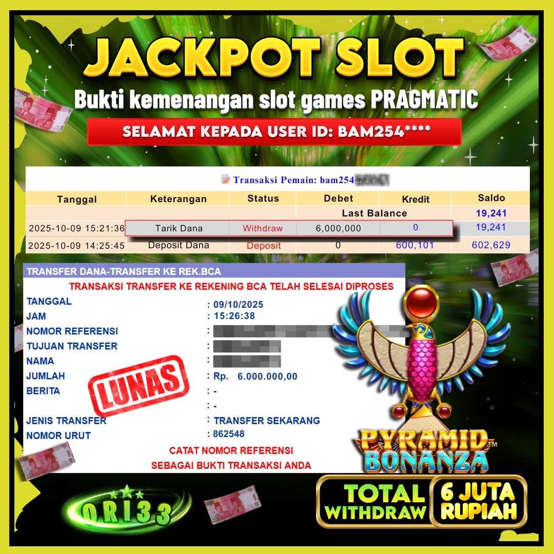Bukti Jackpot