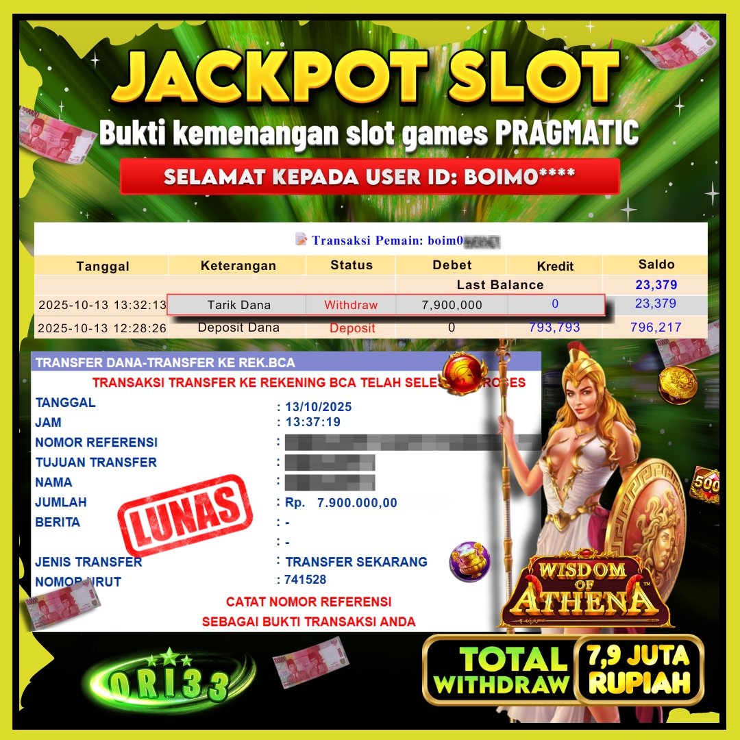 Bukti Jackpot