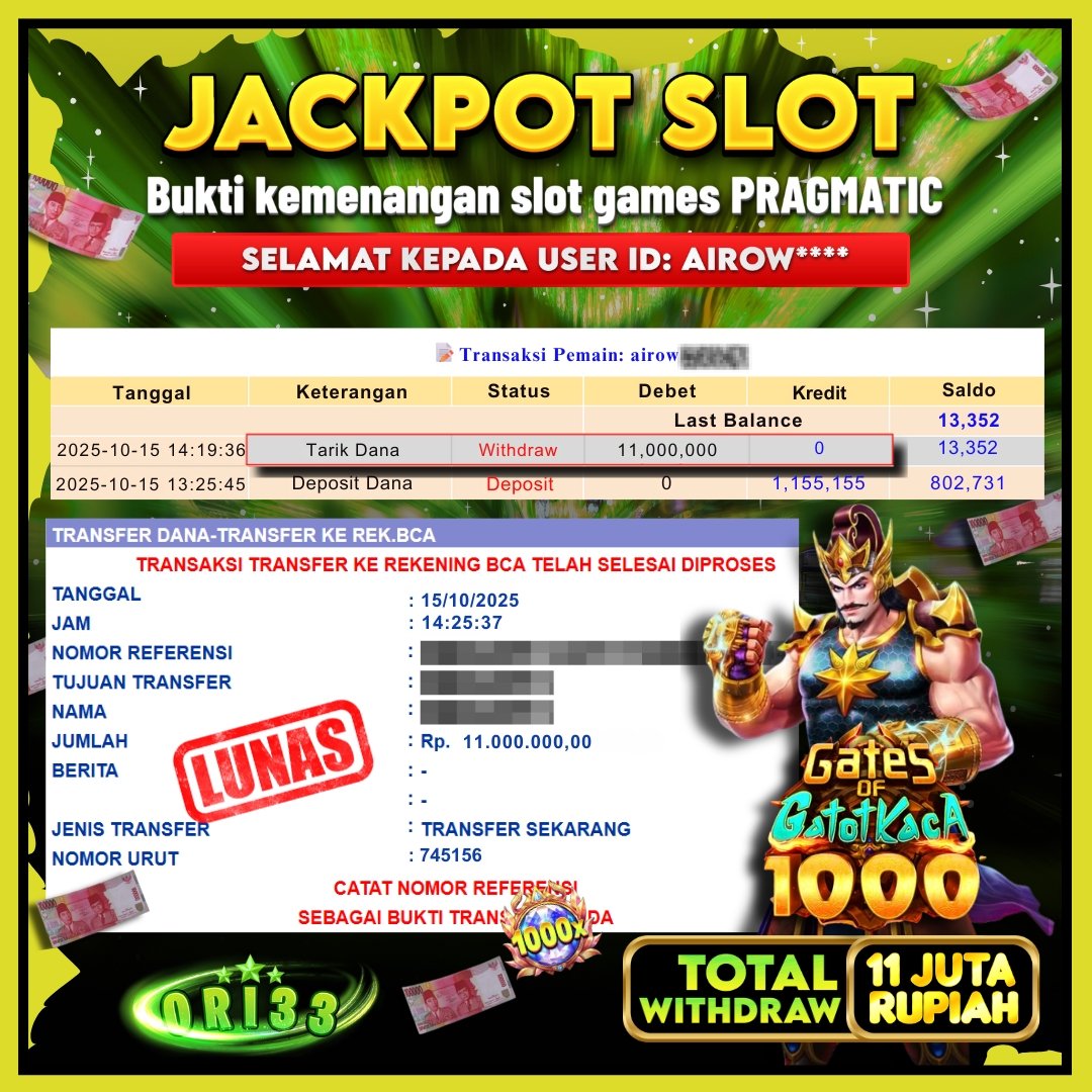 Bukti Jackpot