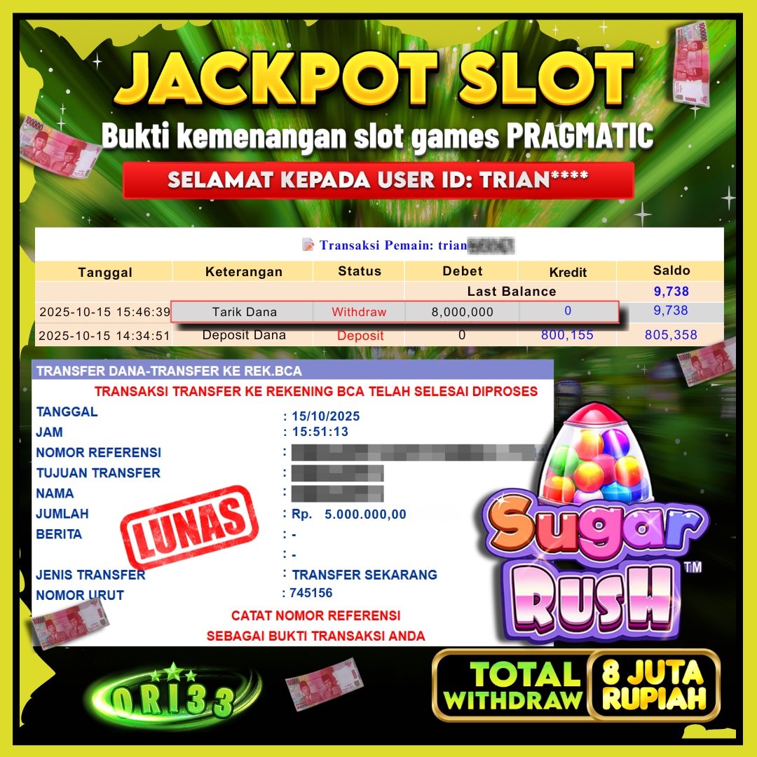 Bukti Jackpot