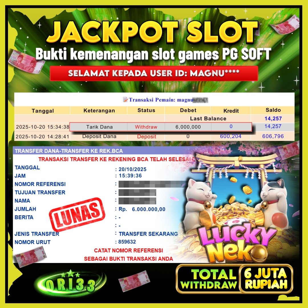 Bukti Jackpot