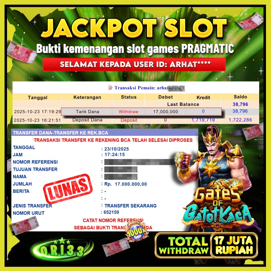 Bukti Jackpot