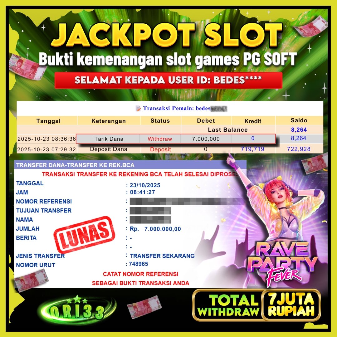 Bukti Jackpot