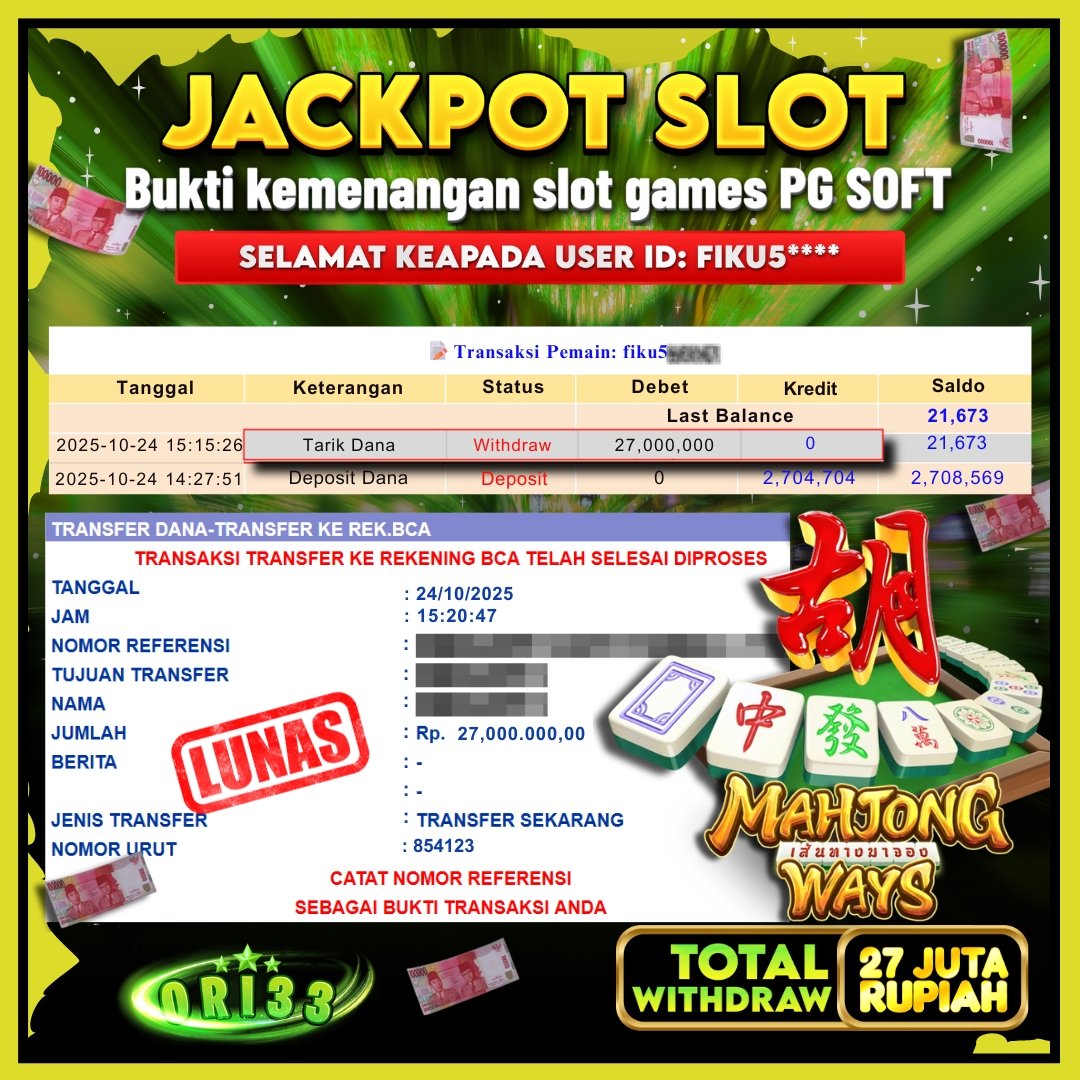Bukti Jackpot