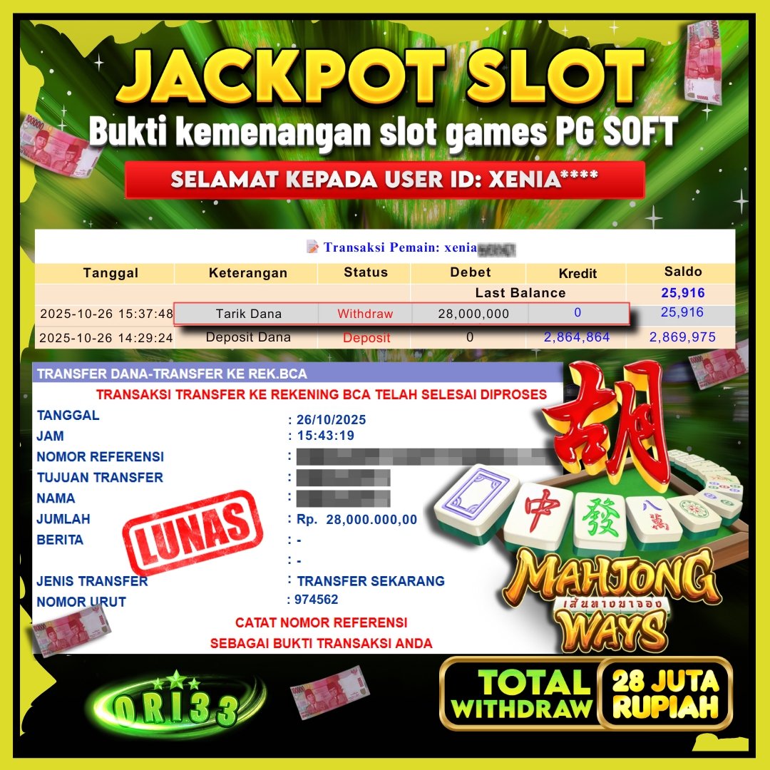 Bukti Jackpot