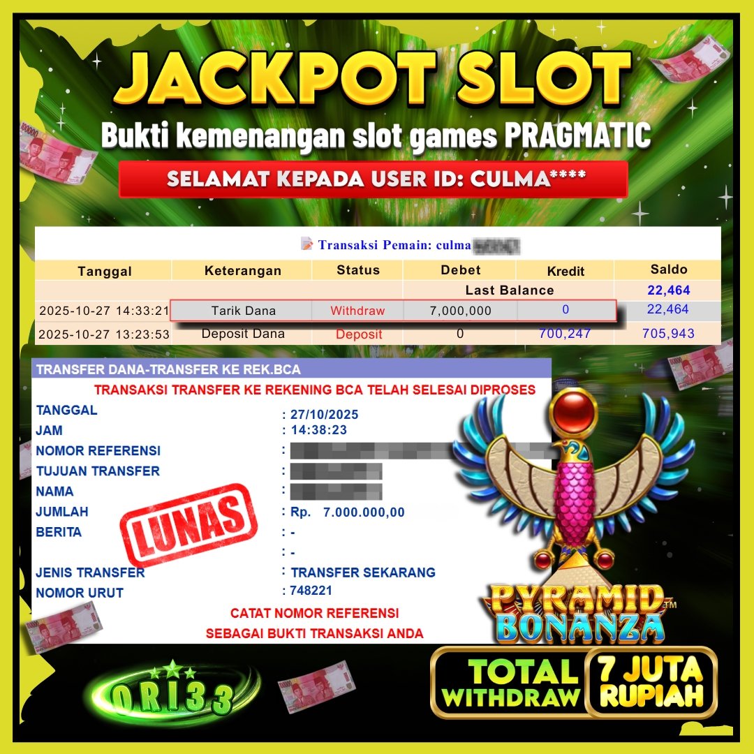Bukti Jackpot